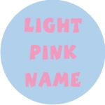 Light Pink Name